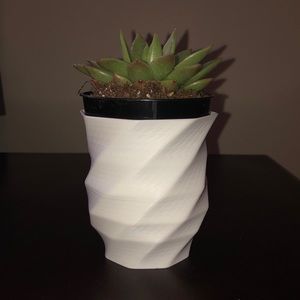 Homemade flower pot